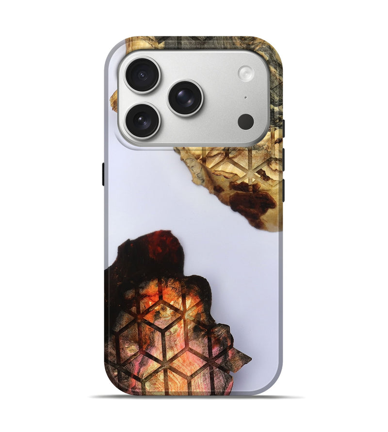 iPhone 17 Pro Wood Live Edge Phone Case - Dolly (Clear, 801975)