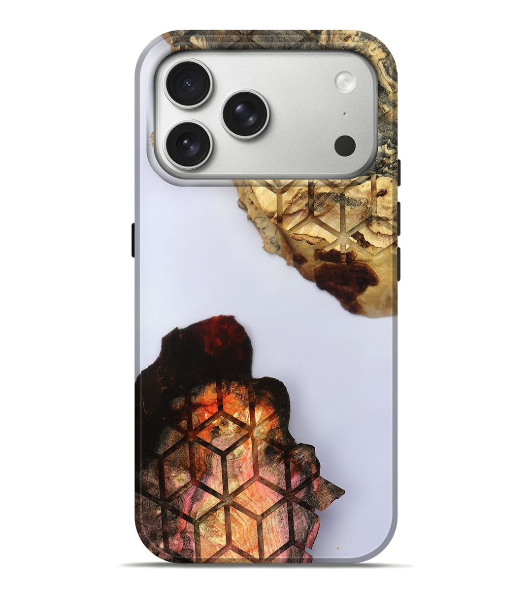 iPhone 17 Pro Max Wood Live Edge Phone Case - Dolly (Clear, 801975)