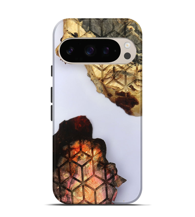 Pixel 10 Pro Wood Live Edge Phone Case - Dolly (Clear, 801975)