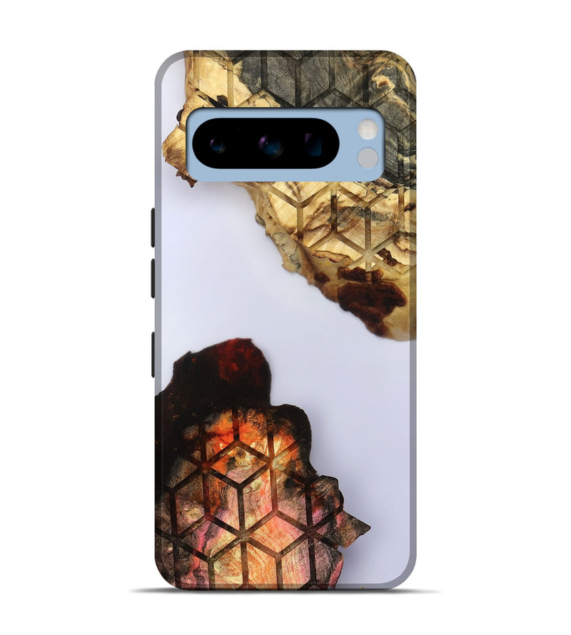 Pixel 8 Pro Wood Live Edge Phone Case - Dolly (Clear, 801975)
