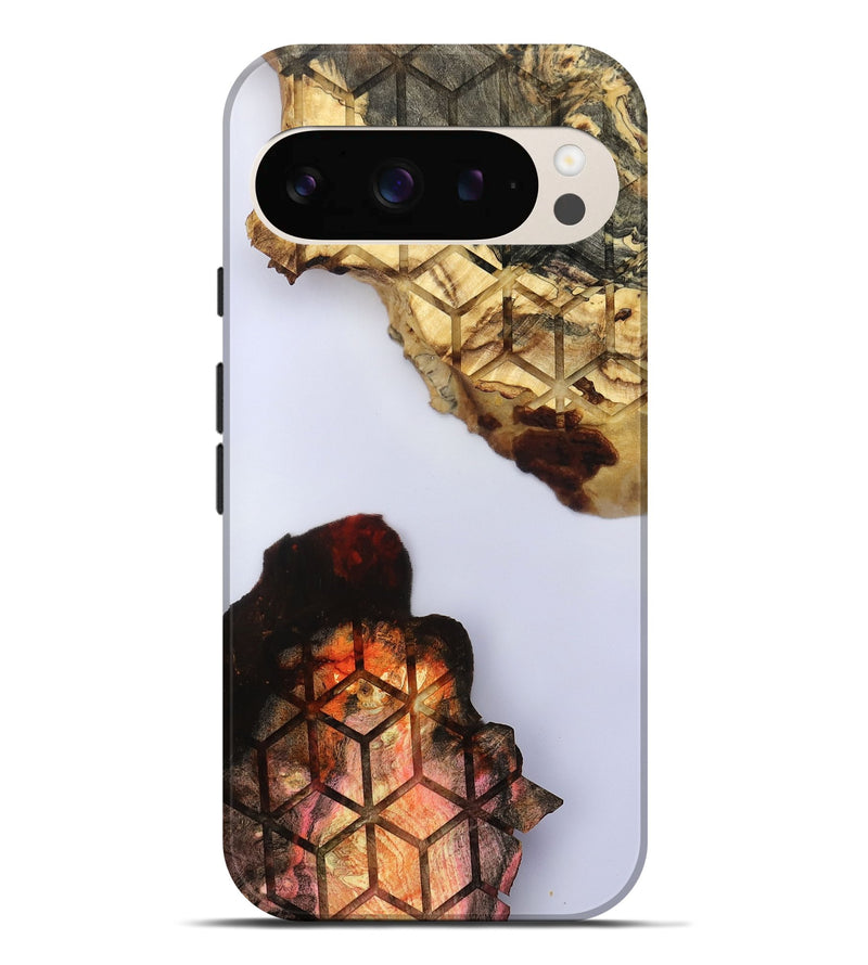 Pixel 9 Pro XL Wood Live Edge Phone Case - Dolly (Clear, 801975)