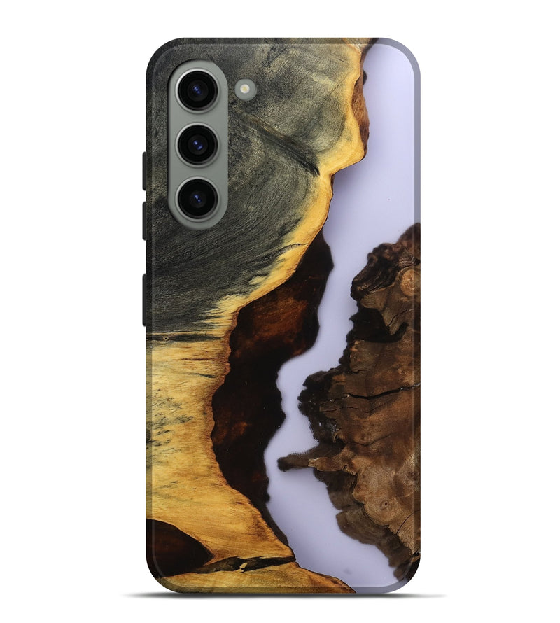 Galaxy S23 Plus Wood Live Edge Phone Case - Halo (Clear, 801976)