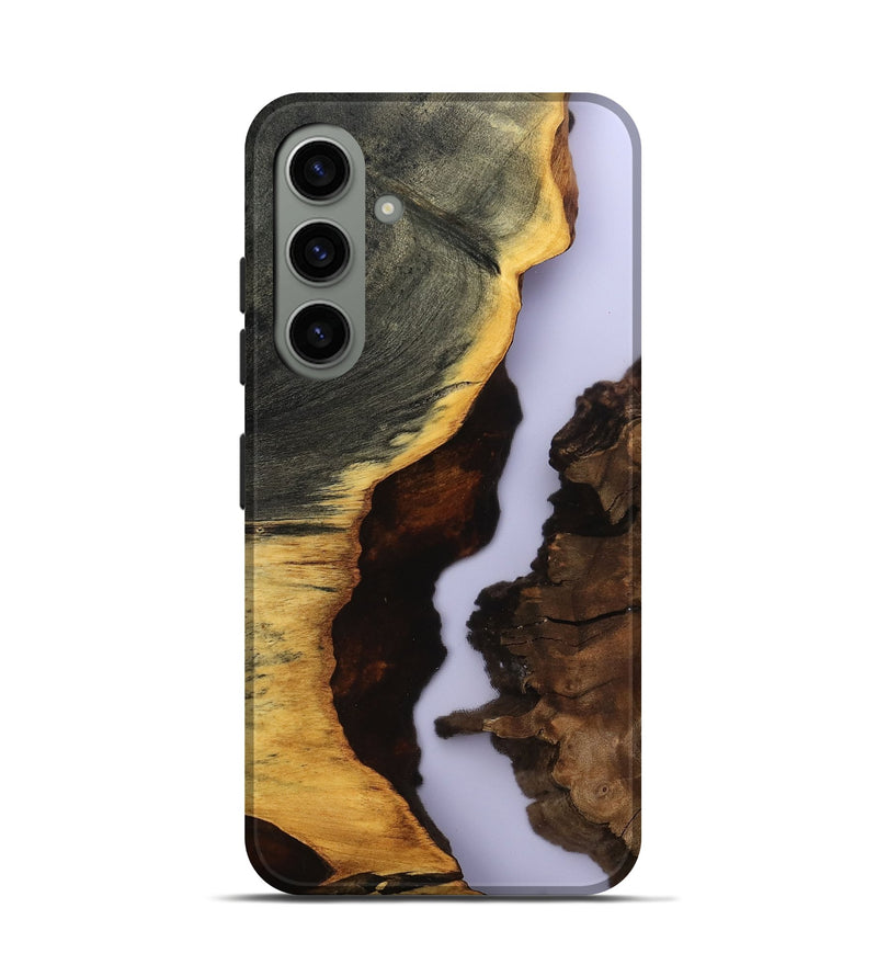 Galaxy S24 Wood Live Edge Phone Case - Halo (Clear, 801976)