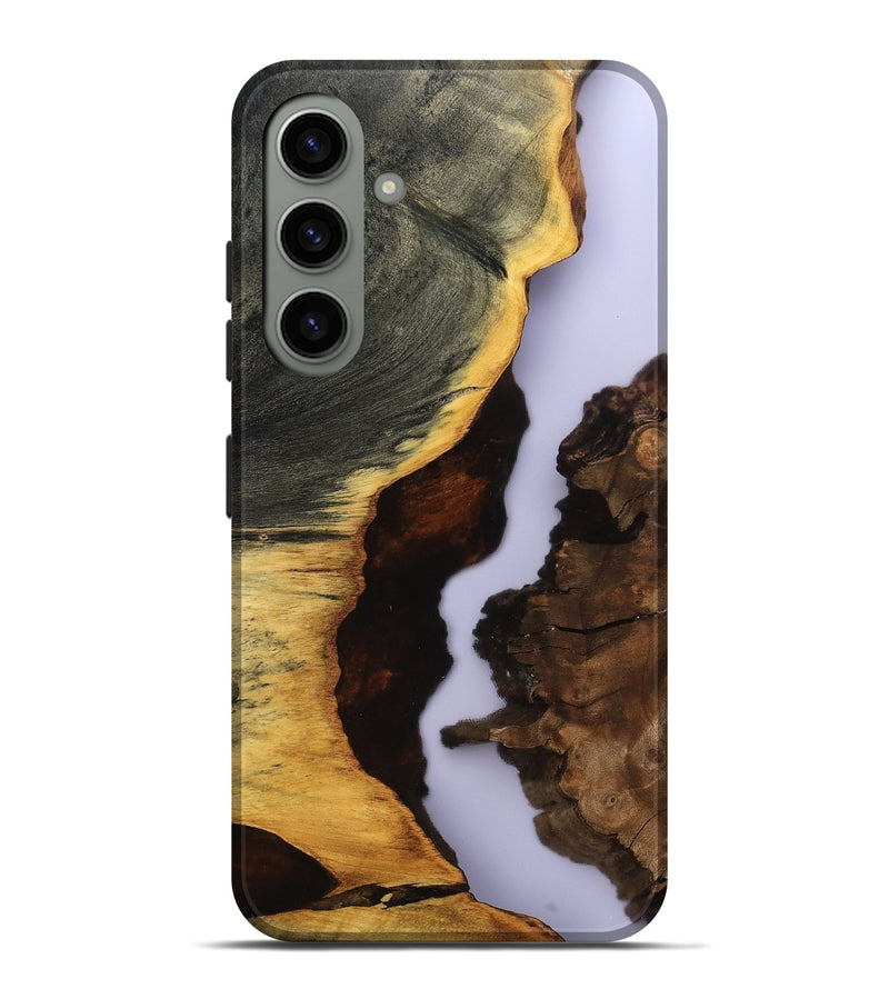 Galaxy S24 Plus Wood Live Edge Phone Case - Halo (Clear, 801976)