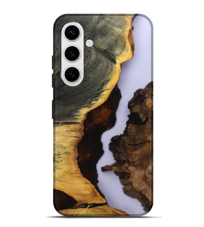 Galaxy S25 Plus Wood Live Edge Phone Case - Halo (Clear, 801976)