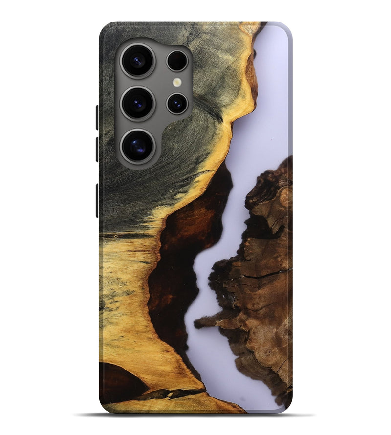 Galaxy S25 Ultra Wood Live Edge Phone Case - Halo (Clear, 801976)