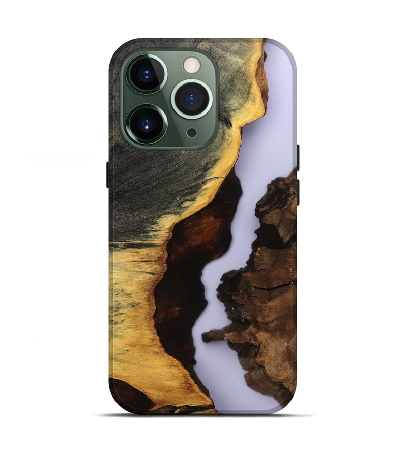 iPhone 13 Pro Wood Live Edge Phone Case - Halo (Clear, 801976)