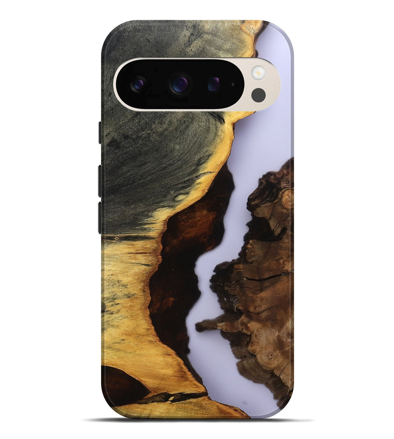 Pixel 10 Pro XL Wood Live Edge Phone Case - Halo (Clear, 801976)