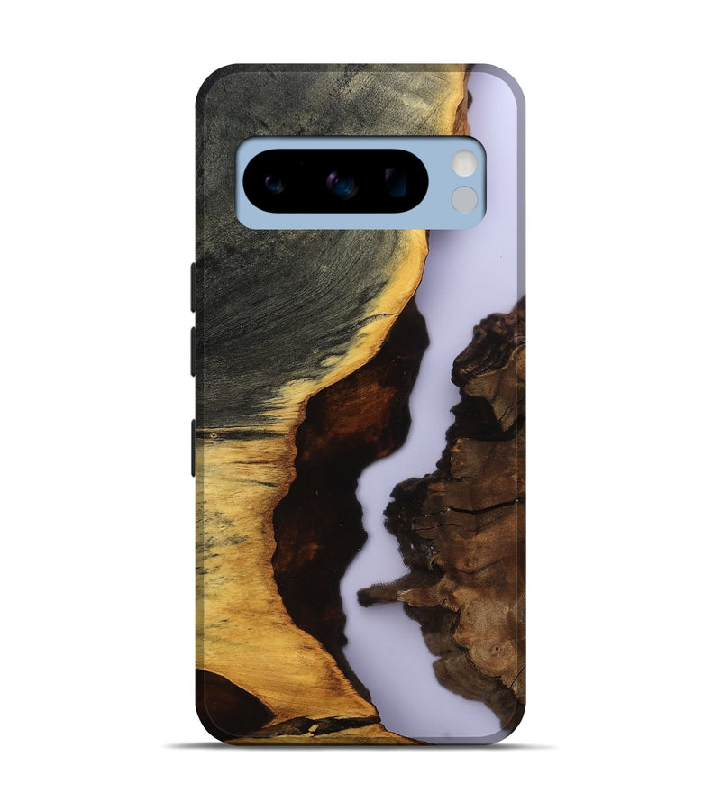 Pixel 8 Pro Wood Live Edge Phone Case - Halo (Clear, 801976)