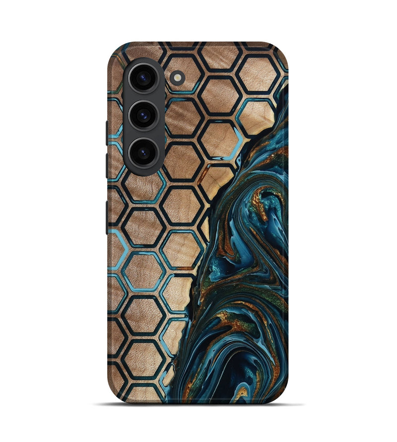 Galaxy S23 Wood Live Edge Phone Case - Chaim (Pattern, 801982)