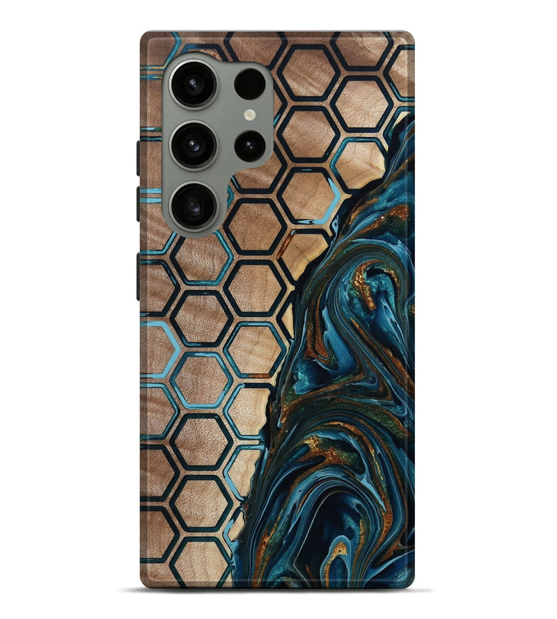 Galaxy S24 Ultra Wood Live Edge Phone Case - Chaim (Pattern, 801982)