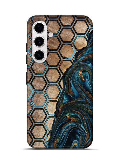 Galaxy S25 Wood Live Edge Phone Case - Chaim (Pattern, 801982)