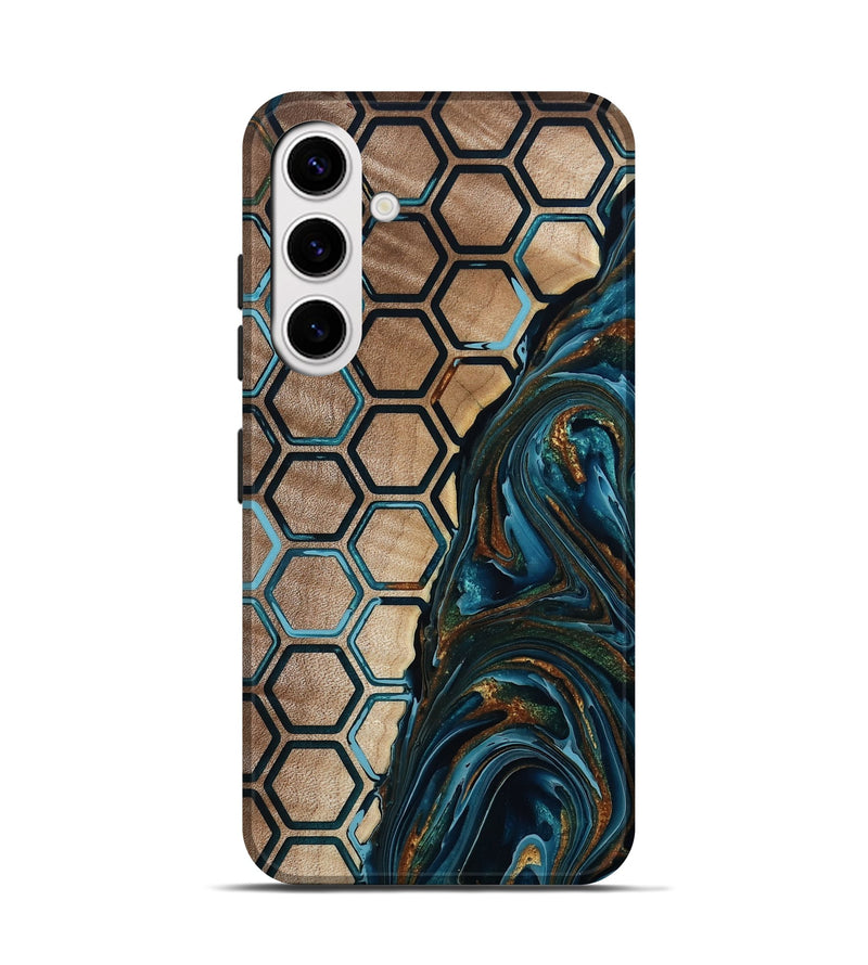 Galaxy S25 Wood Live Edge Phone Case - Chaim (Pattern, 801982)