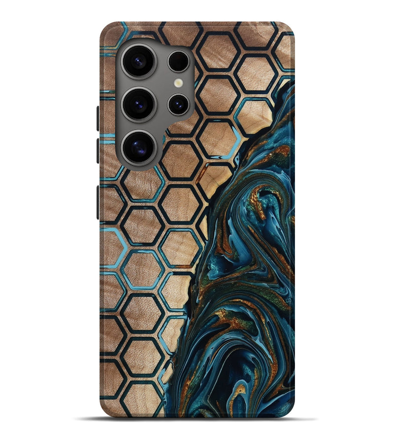 Galaxy S25 Ultra Wood Live Edge Phone Case - Chaim (Pattern, 801982)
