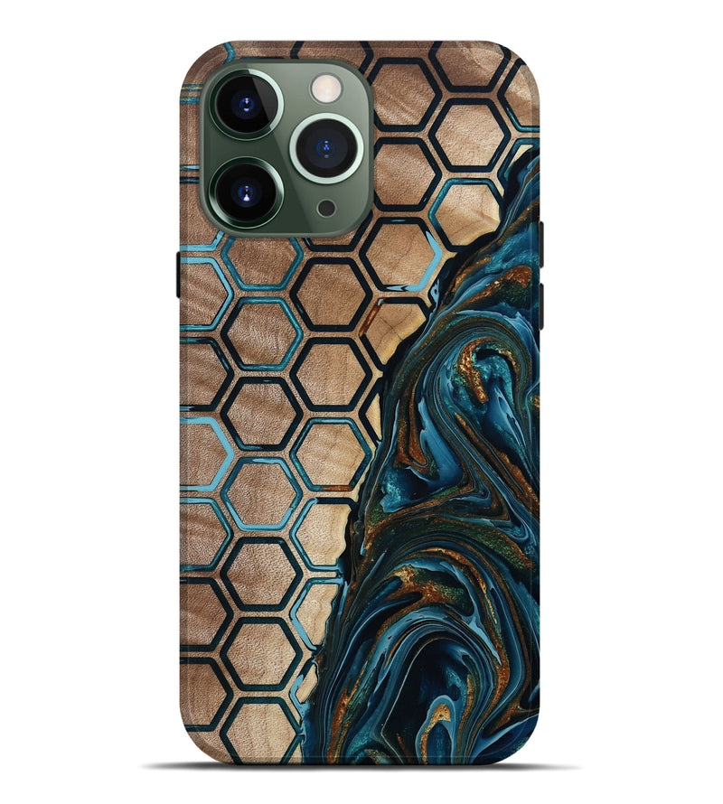 iPhone 13 Pro Max Wood Live Edge Phone Case - Chaim (Pattern, 801982)