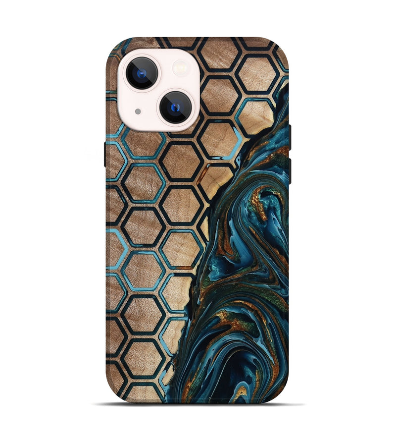 iPhone 14 Wood Live Edge Phone Case - Chaim (Pattern, 801982)