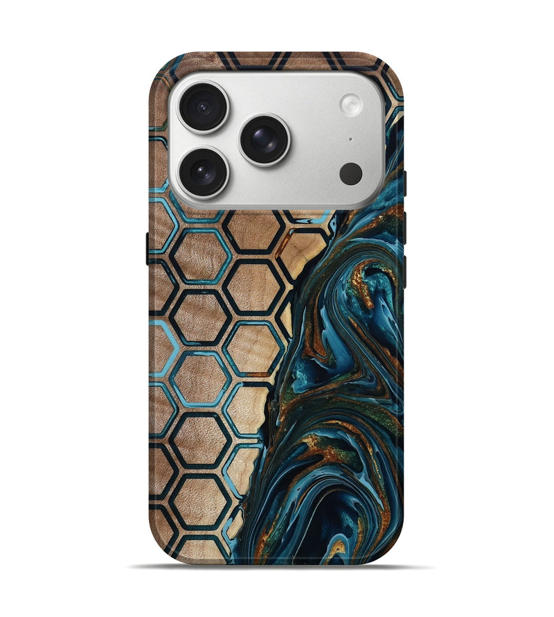 iPhone 17 Pro Wood Live Edge Phone Case - Chaim (Pattern, 801982)