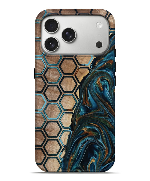 iPhone 17 Pro Max Wood Live Edge Phone Case - Chaim (Pattern, 801982)