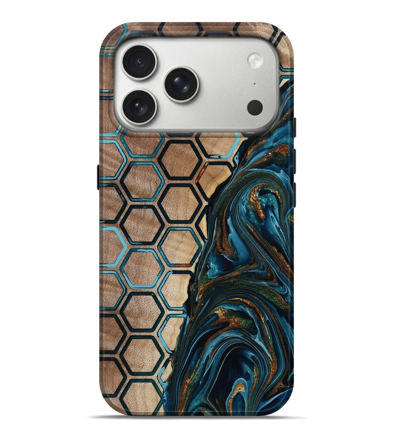 iPhone 17 Pro Max Wood Live Edge Phone Case - Chaim (Pattern, 801982)