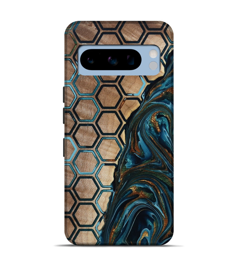 Pixel 8 Pro Wood Live Edge Phone Case - Chaim (Pattern, 801982)