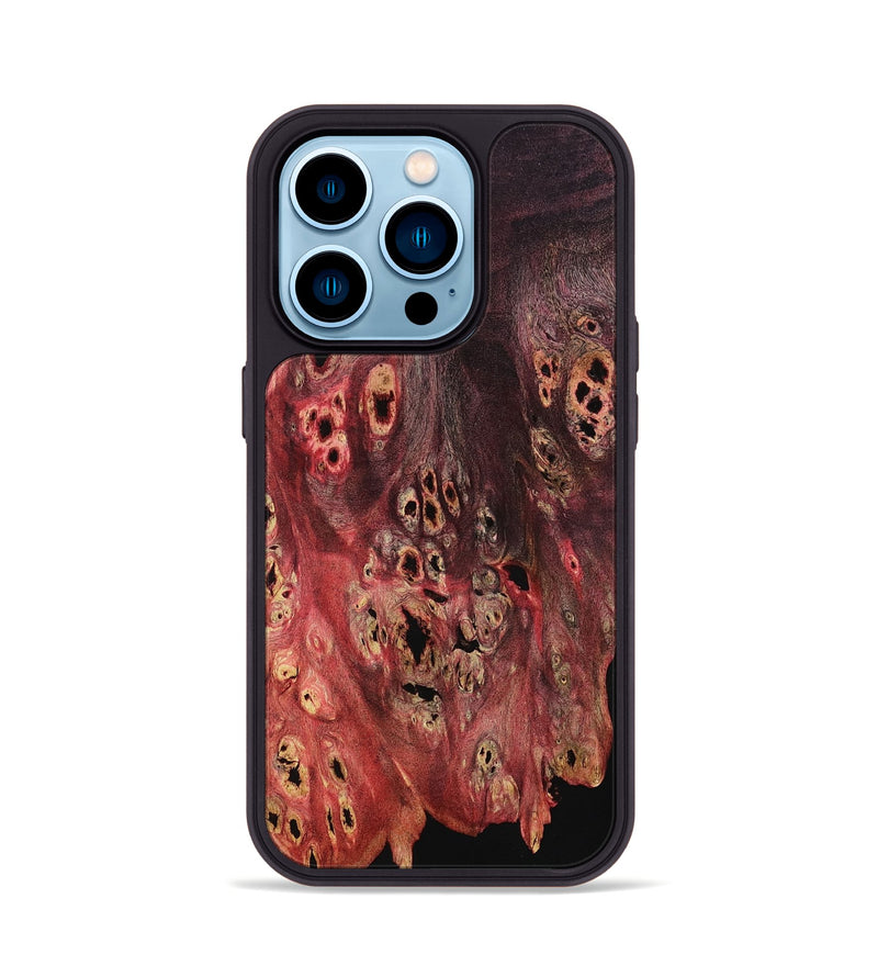 iPhone 14 Pro Wood Phone Case - Jammie (Wood Burl, 801983)