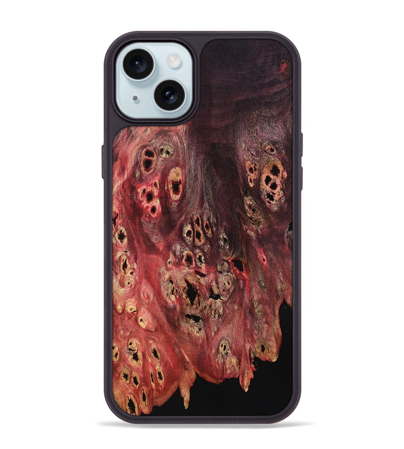iPhone 15 Plus Wood Phone Case - Jammie (Wood Burl, 801983)