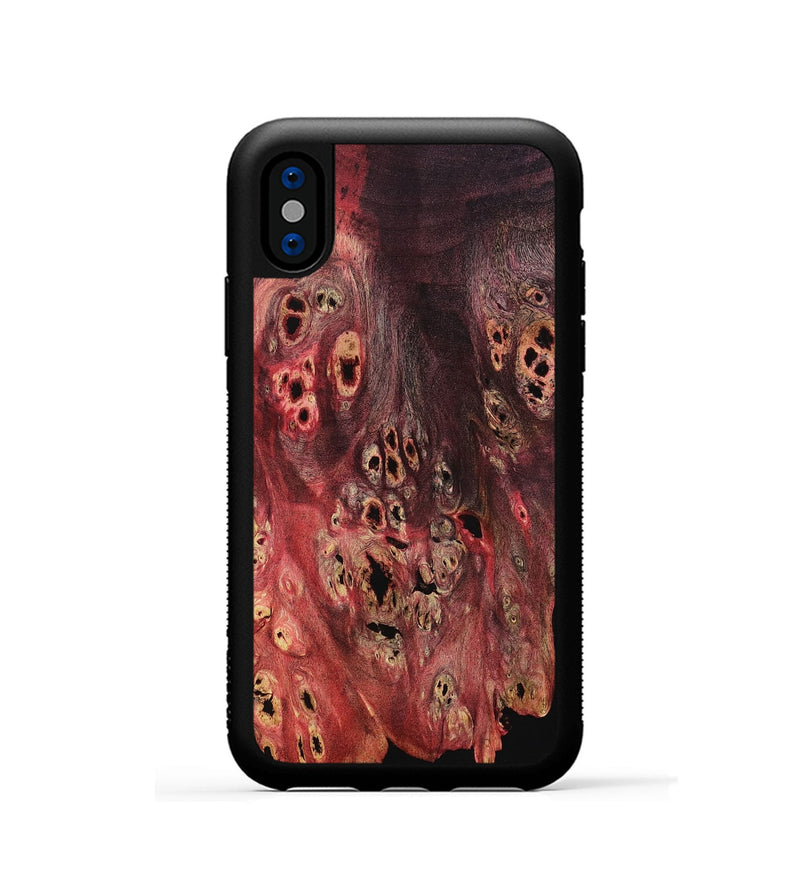iPhone Xs Wood Phone Case - Jammie (Wood Burl, 801983)