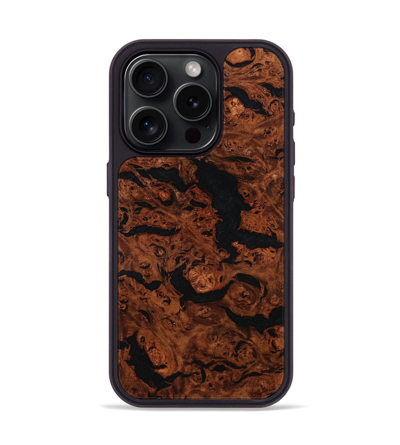 iPhone 15 Pro Wood Phone Case - Jaycee (Wood Burl, 801984)