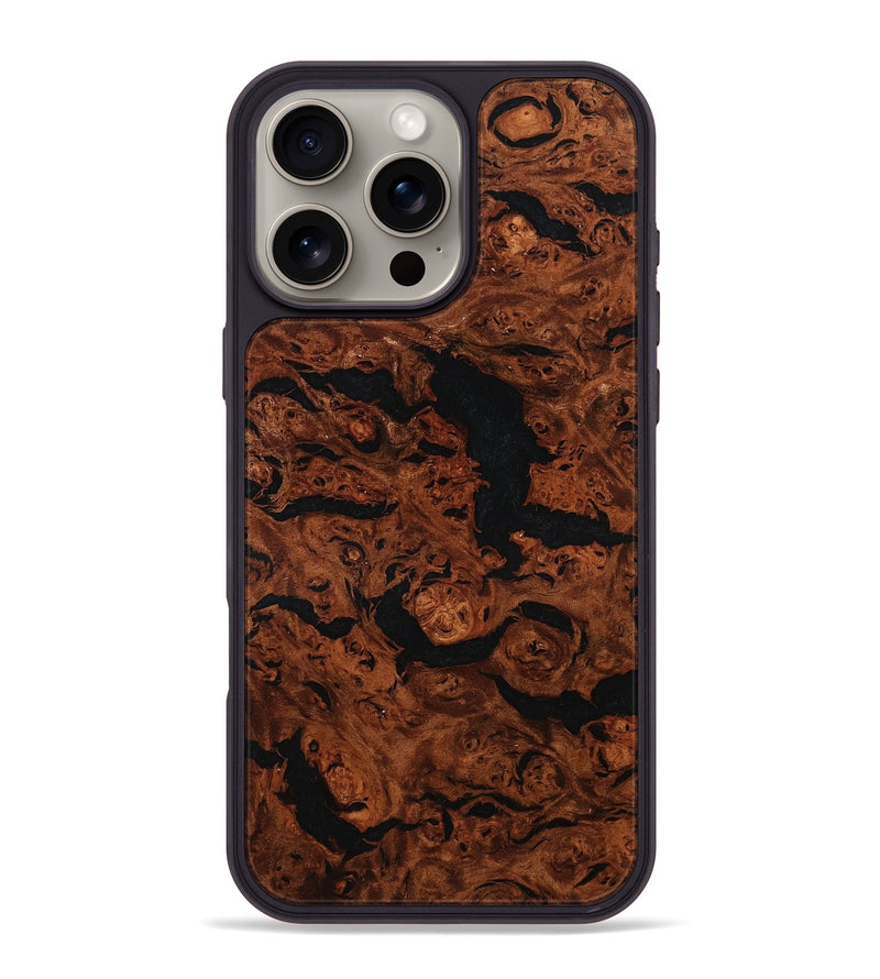 iPhone 16 Pro Max Wood Phone Case - Jaycee (Wood Burl, 801984)