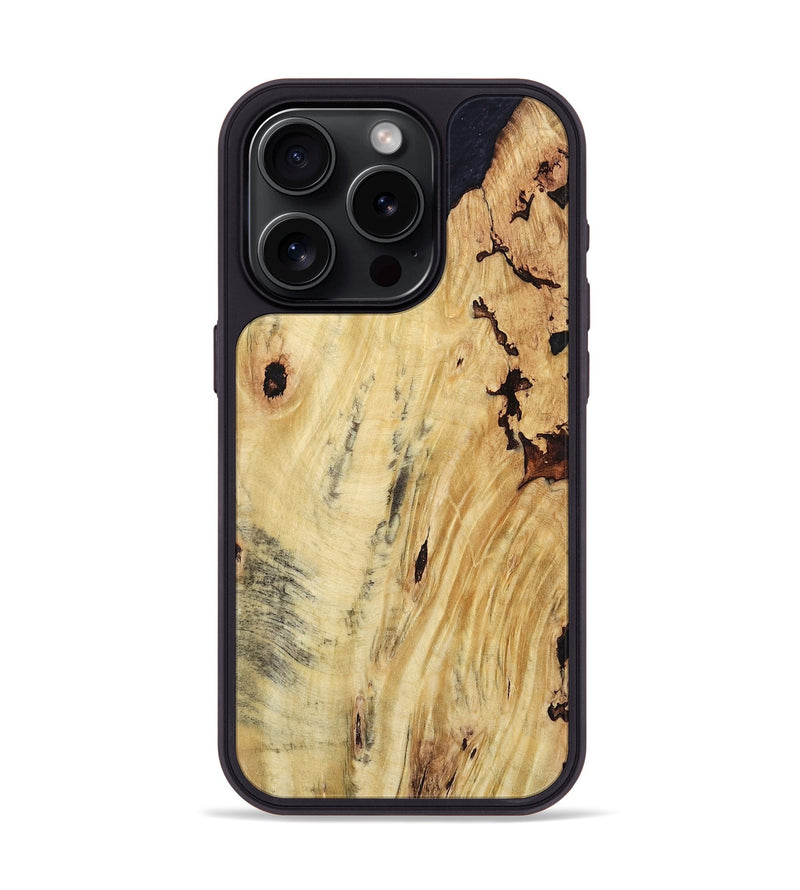 iPhone 15 Pro Wood Phone Case - Marin (Wood Burl, 801985)
