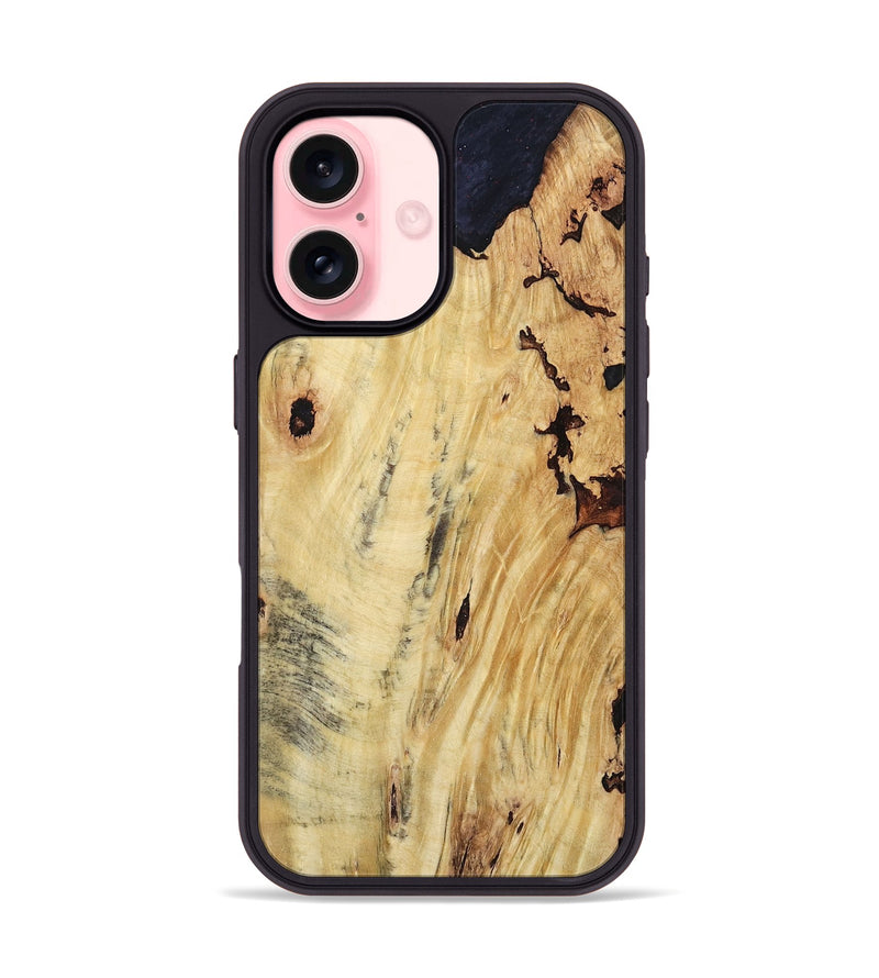 iPhone 16 Wood Phone Case - Marin (Wood Burl, 801985)