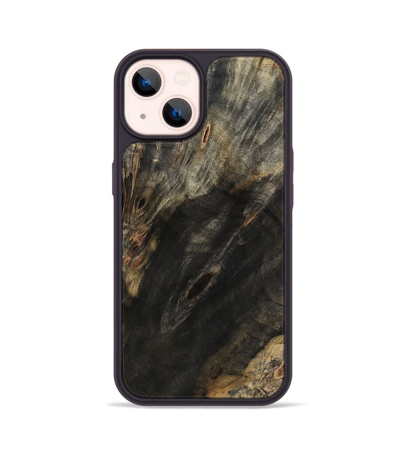 iPhone 14 Wood Phone Case - Cristin (Wood Burl, 801986)