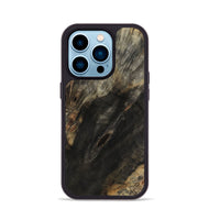 iPhone 14 Pro Wood Phone Case - Cristin (Wood Burl, 801986)