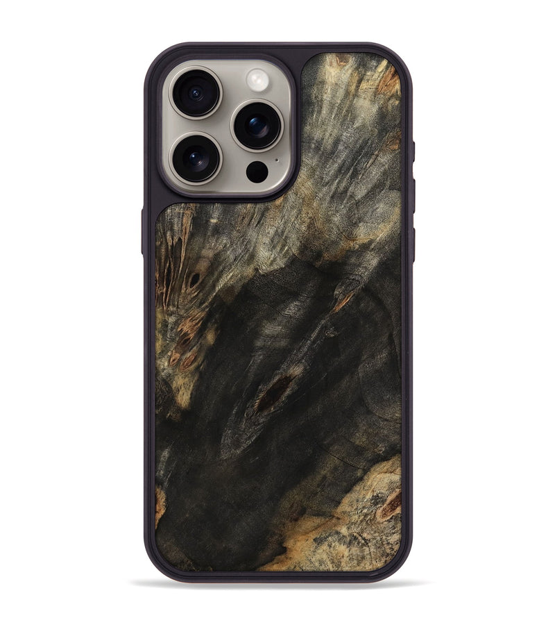 iPhone 15 Pro Max Wood Phone Case - Cristin (Wood Burl, 801986)