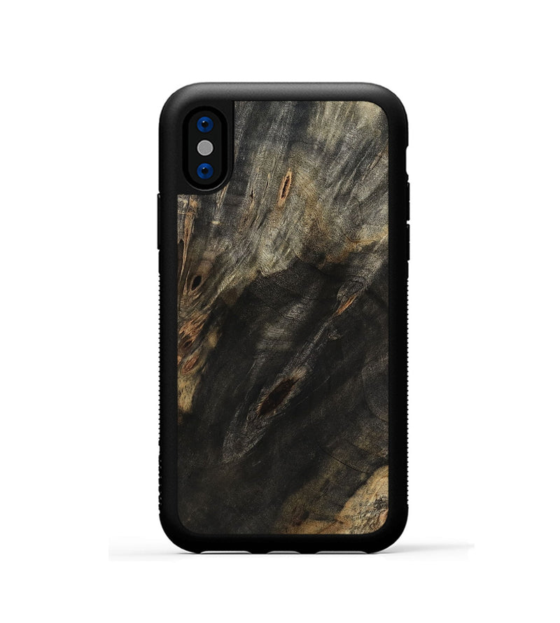 iPhone Xs Wood Phone Case - Cristin (Wood Burl, 801986)