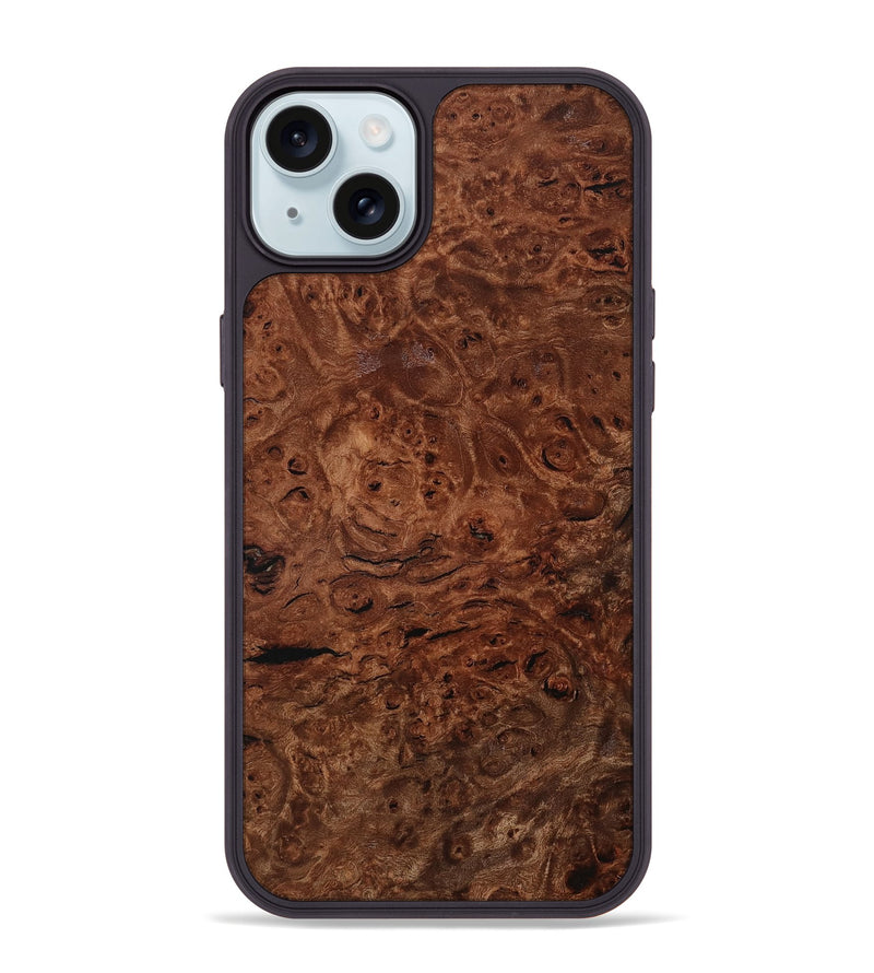 iPhone 15 Plus Wood Phone Case - Nedra (Wood Burl, 801987)