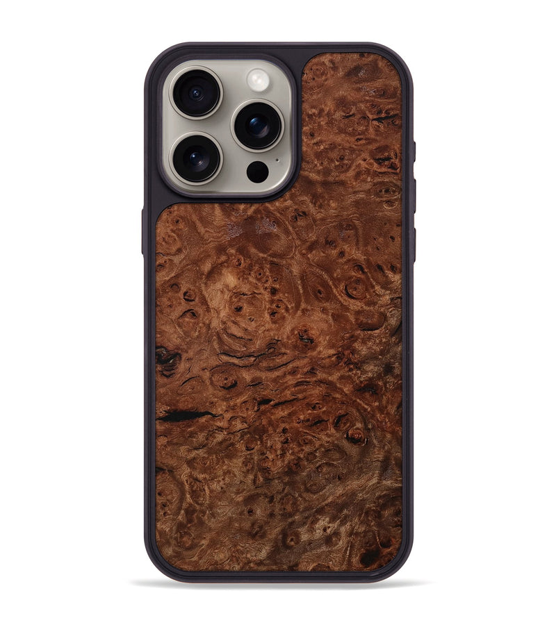 iPhone 15 Pro Max Wood Phone Case - Nedra (Wood Burl, 801987)