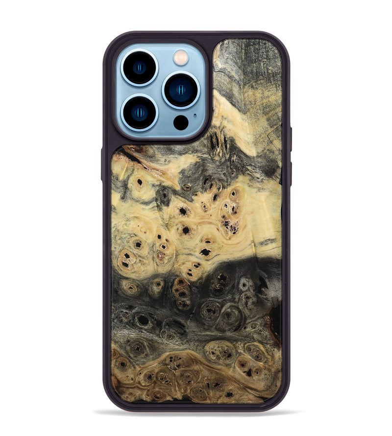 iPhone 14 Pro Max Wood Phone Case - Frank (Wood Burl, 801988)