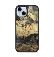iPhone 15 Wood Phone Case - Frank (Wood Burl, 801988)