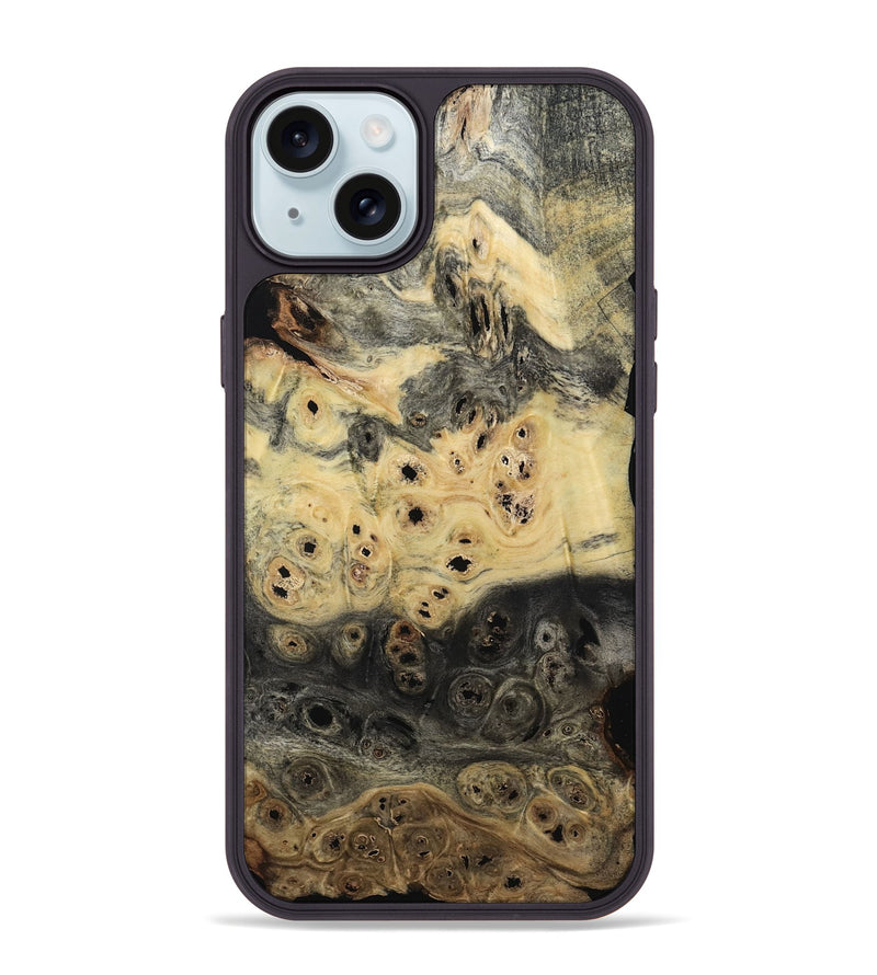 iPhone 15 Plus Wood Phone Case - Frank (Wood Burl, 801988)