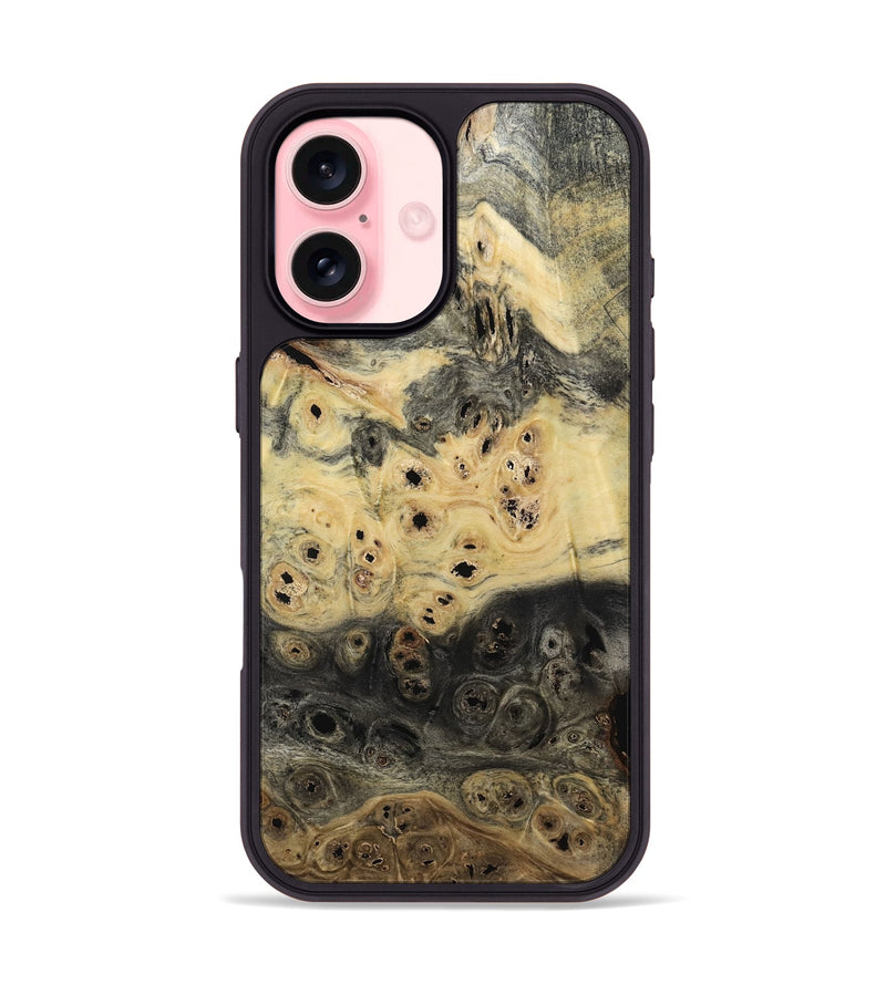iPhone 16 Wood Phone Case - Frank (Wood Burl, 801988)