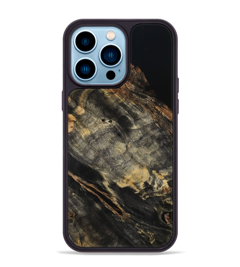 iPhone 14 Pro Max Wood Phone Case - King (Wood Burl, 801989)