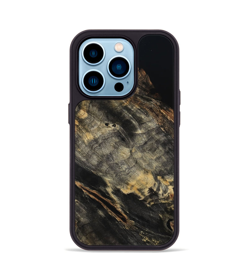 iPhone 14 Pro Wood Phone Case - King (Wood Burl, 801989)