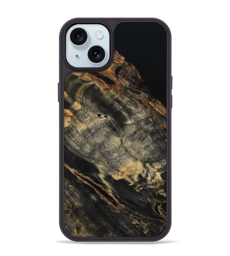 iPhone 15 Plus Wood Phone Case - King (Wood Burl, 801989)