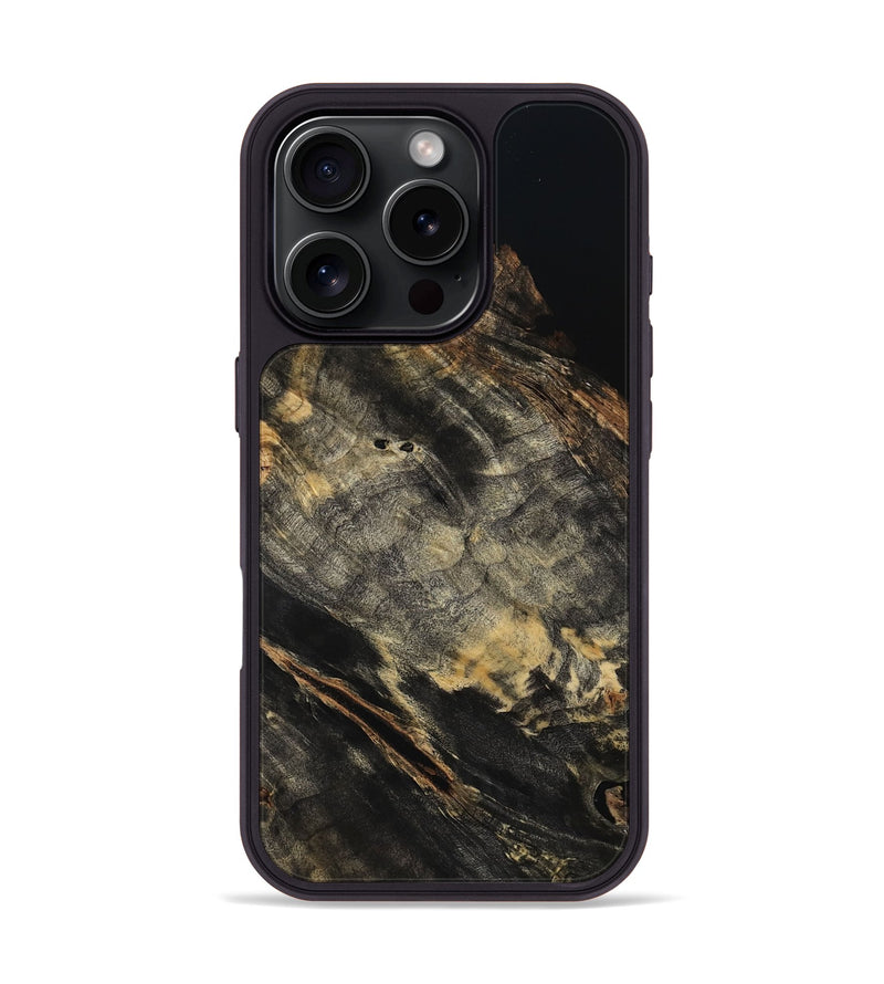 iPhone 16 Pro Wood Phone Case - King (Wood Burl, 801989)