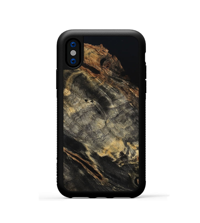 iPhone Xs Wood Phone Case - King (Wood Burl, 801989)