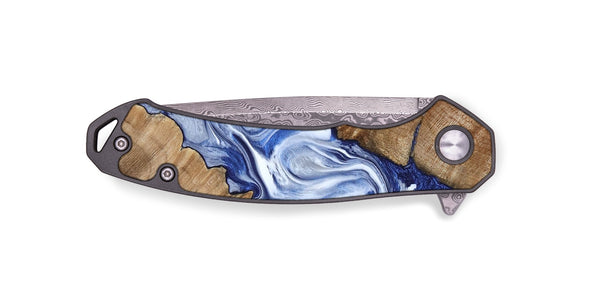 EDC Wood Pocket Knife - Arrie (Blue, 801991)