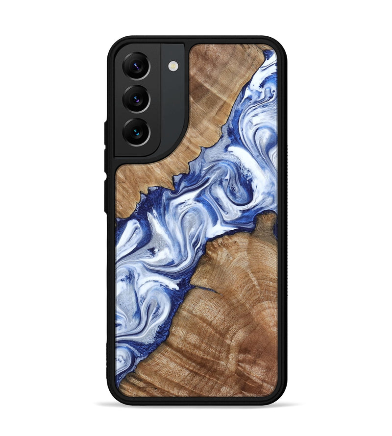 Galaxy S22 Plus Wood Phone Case - Arrie (Blue, 801991)