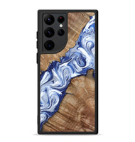 Galaxy S22 Ultra Wood Phone Case - Arrie (Blue, 801991)