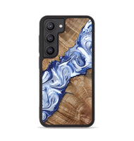 Galaxy S23 Wood Phone Case - Arrie (Blue, 801991)